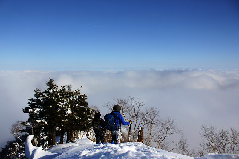 社山 雪山登山