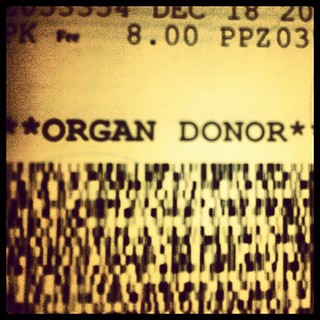 I'm an organ donor! Yeah! | martakat83 | Flickr