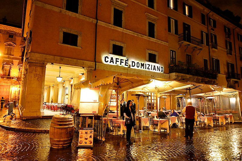 Caffe Domiziano, Piazza Navona, Rome, Italy