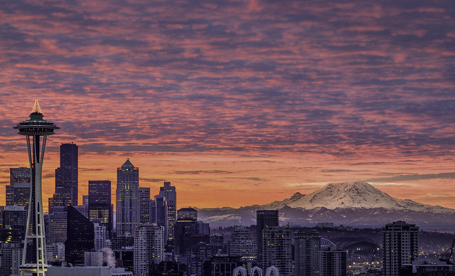 Winter Sunrise in Seattle
