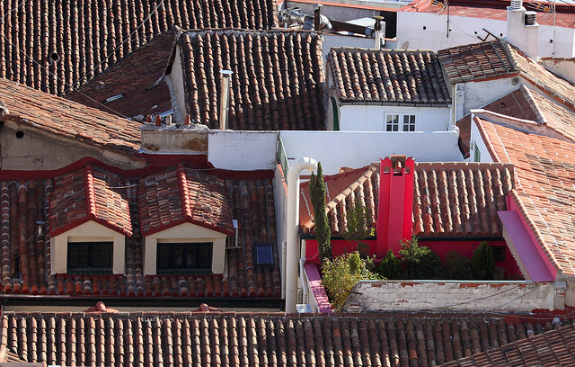 Sur les toits de Madrid...