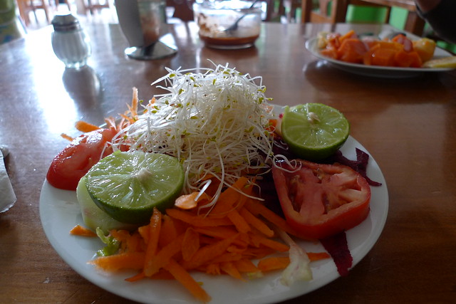 Salad - Mana Vegetarian Restaurant - Tula, Hidalgo, Mexico