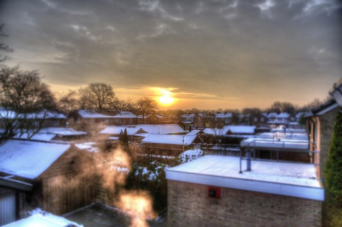 winter white snow cold home netherlands sunrise nikon focus nef view january foggy hdr drenthe sleen 2013 1685mm d7000 johan®©