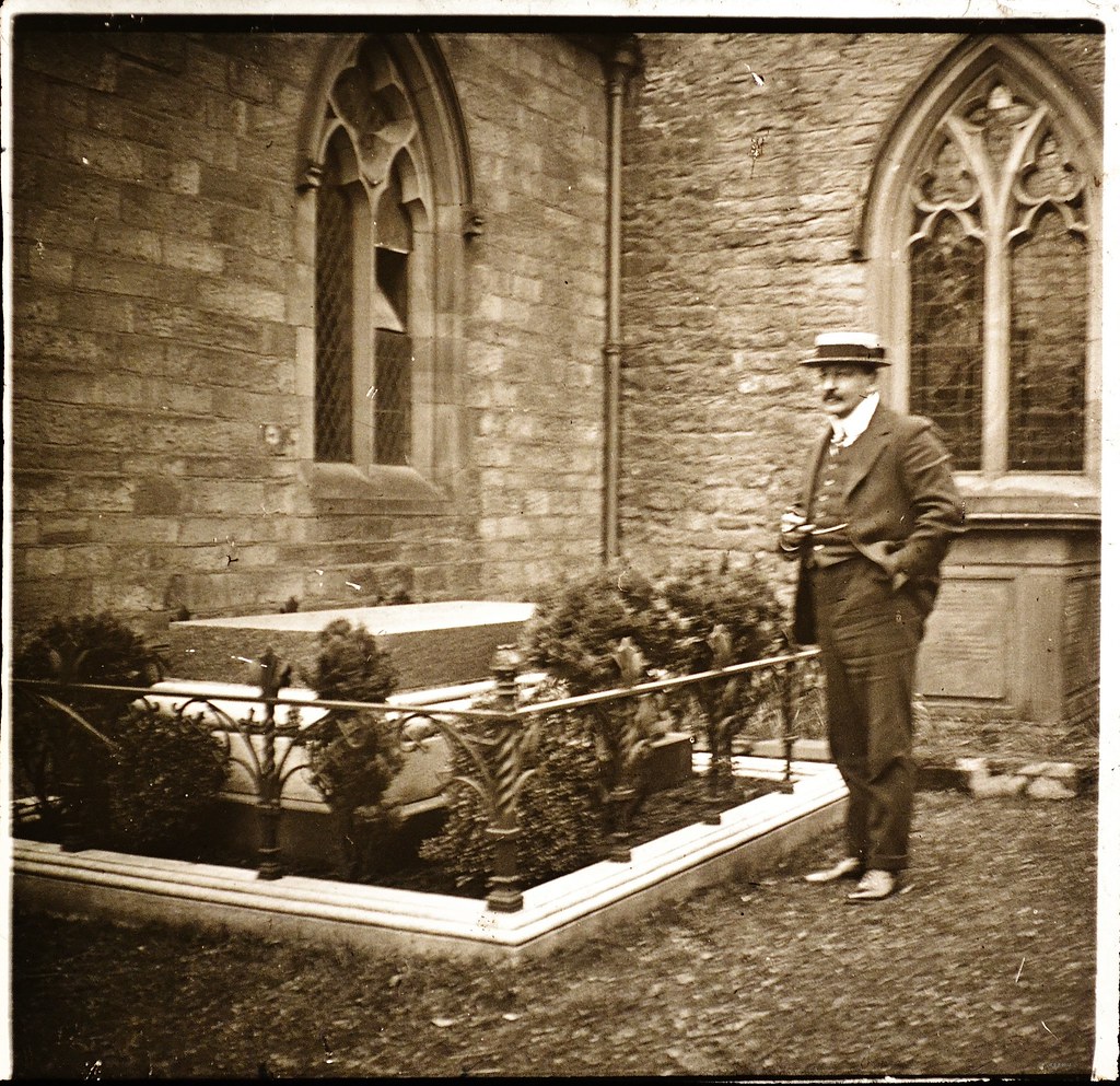 Tomb of Bishop Barker, Baslow 1910s r | Glass stereo slides … | Flickr