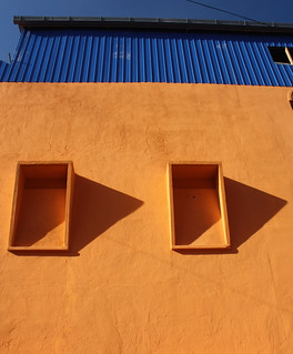 False windows, Kota Bharu (swallows' nests?) | by Albert Freeman