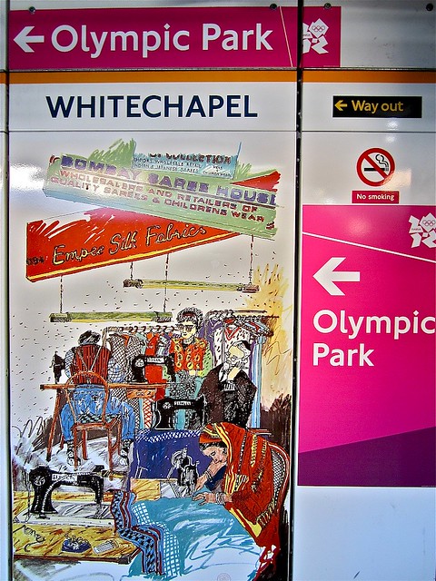 Whitechapel during the Olympics
