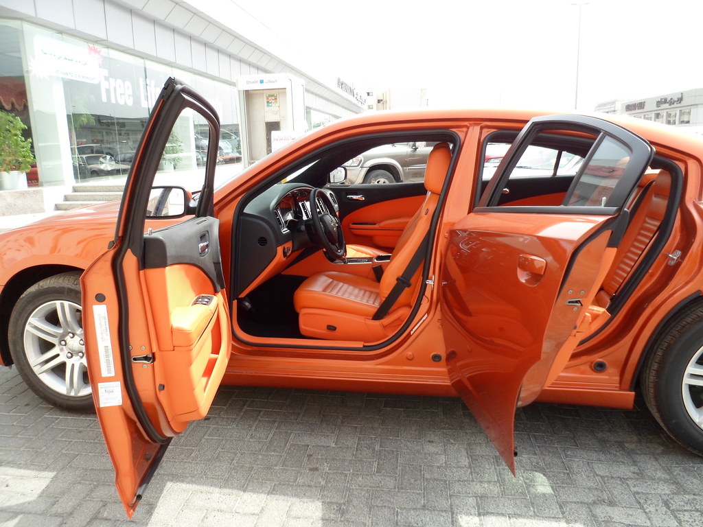 Dodge Charger 2012 Interior Orange Colors Customized At Cr