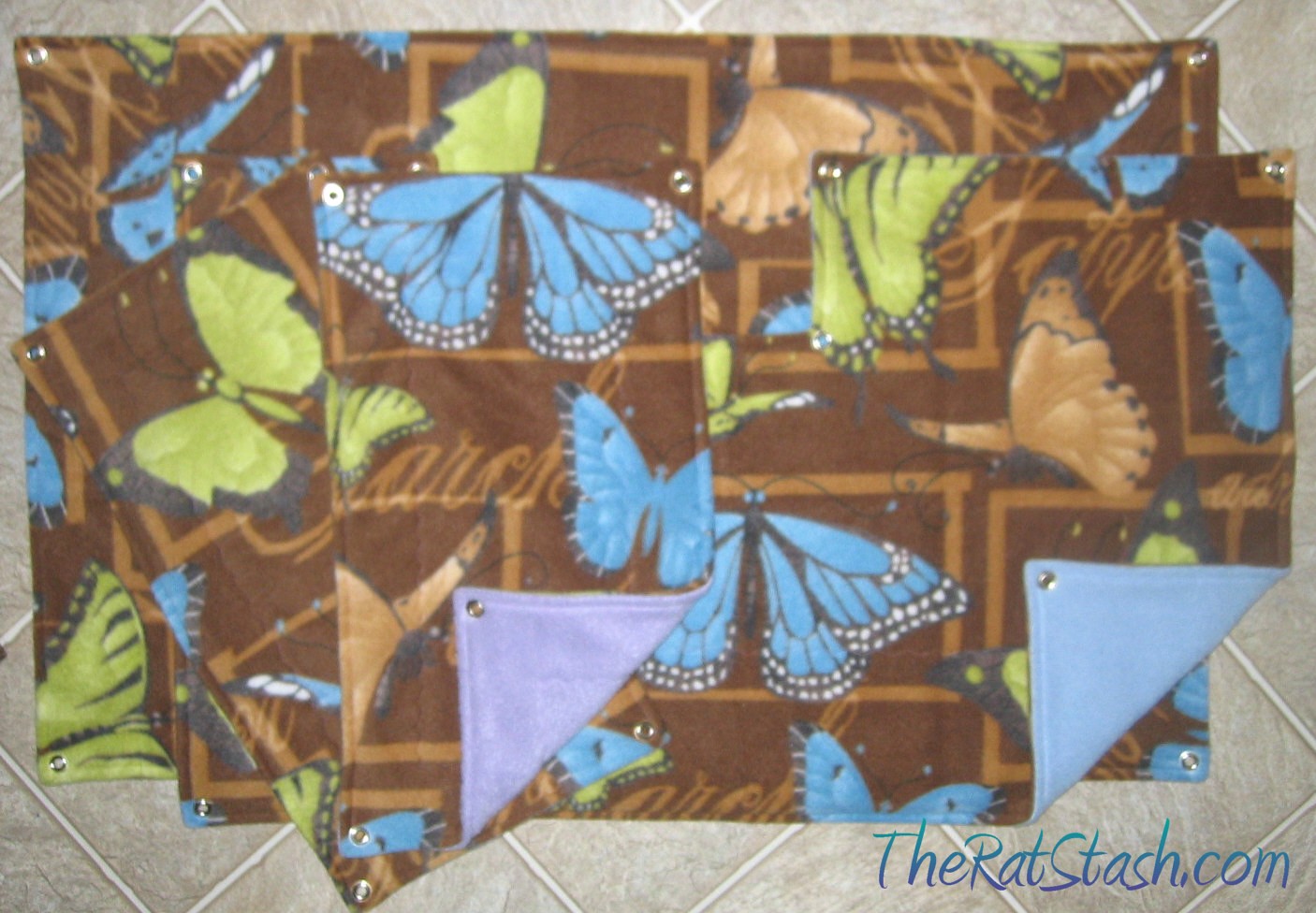 For Jean: Martin's Liners in Butterflies on Brown