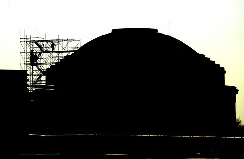 Scaffolding & Dome Silhouette