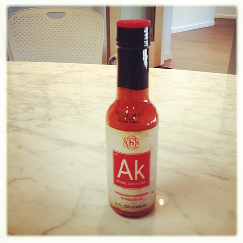 Just gettin ready for our next @harbingersign trades how #rfma with our signature Harbinger Ass Kicker hot sauce #getit | by _stevewilliams