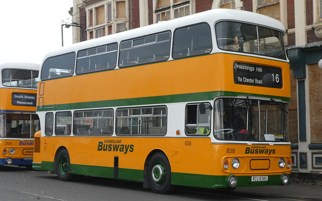Sunderland Busways-838-Daimler Fleetline/Alexander AL.
