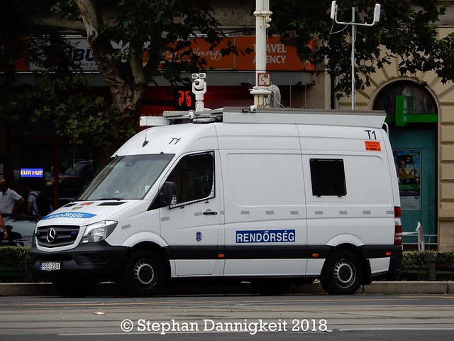 Videofahrzeug T1 Polizei Budapest