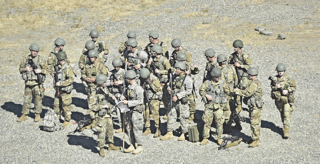 Officer Candidates from 205th RTI activate the Regiment for OCS Phase 3