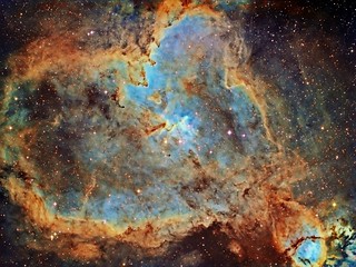 The Heart Nebula IC 1805 Hubble Palette APOD | by Terry Hancock www.downunderobservatory.com