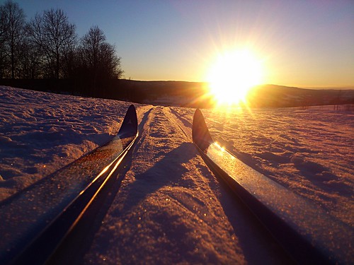 winter sunset sun snow ski sol norway norge vinter skiing snø solnedgang hedmark ringsaker moelv sonyericssonxperiaarc