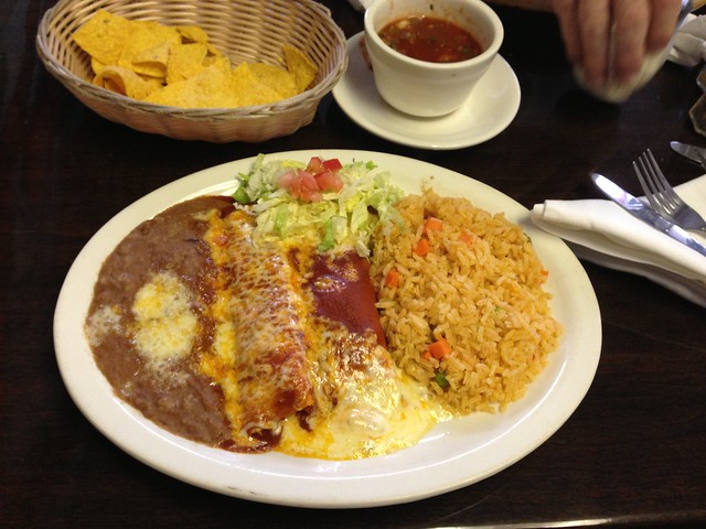 Burrito and Enchilada at Tua Cochina