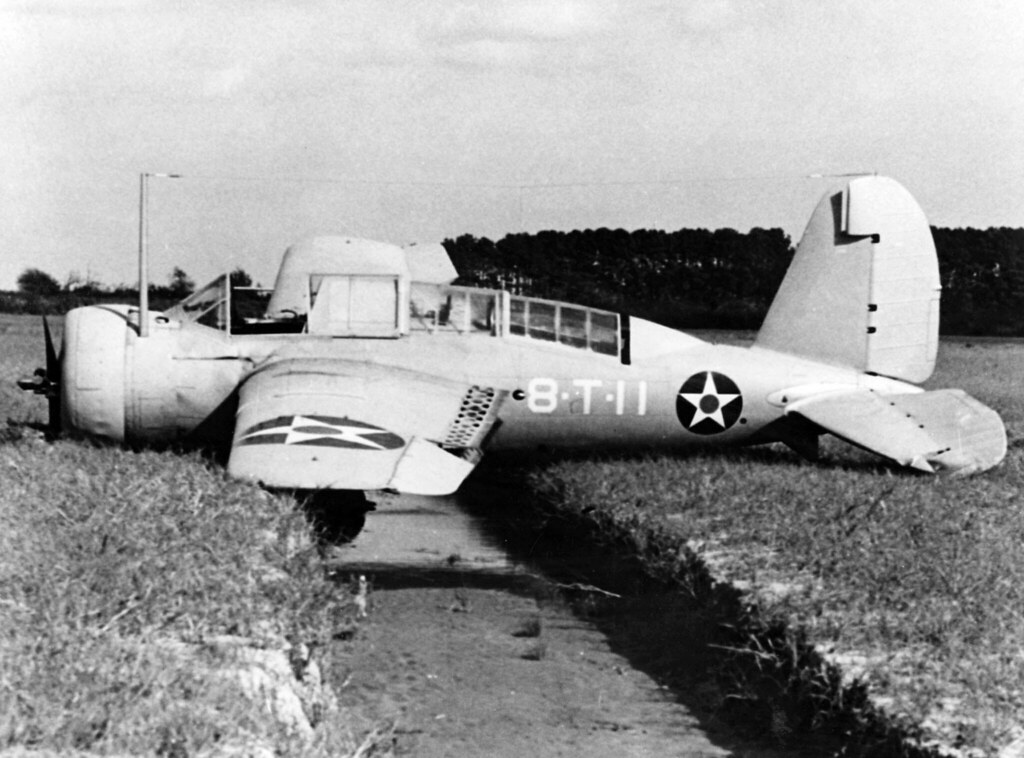 SBN-1 VT-8 crashed at NAS Norfolk 1941.