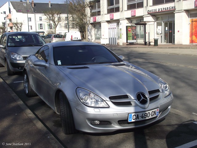 A modern Mercedes.