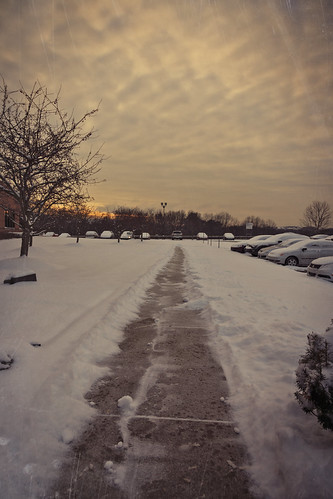 3Q0A9386 by agentsmj, TIme to head homewinter sunset sky snow cold building ice clouds work outdoors office parking januar