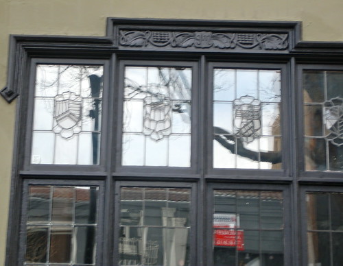 original windows - former Gantner-Maison Funeral Directors, San Francisco, Calif.