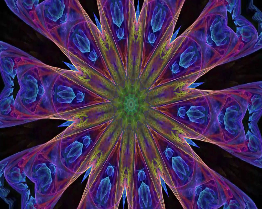 Splendor of Color Kaleidoscope ChromaDepth3D #103 | Scene ta… | Flickr