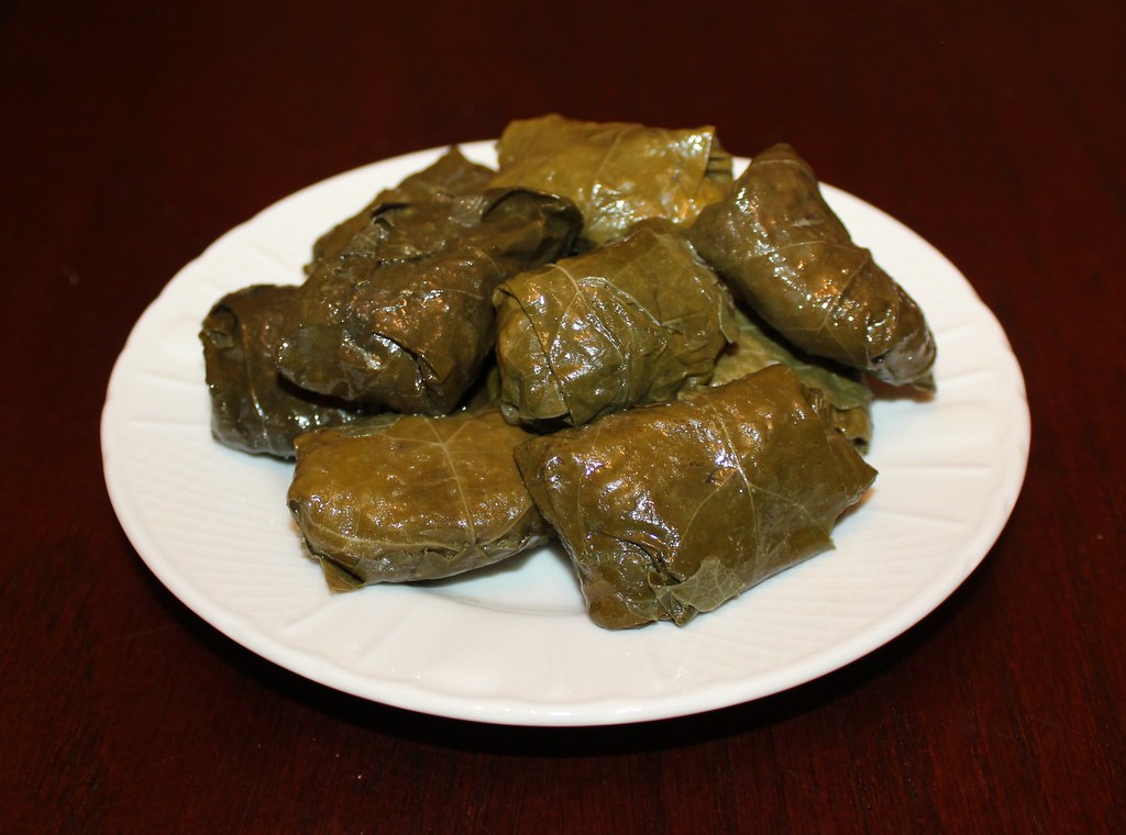 Vegetarian Stuffed Grape Leaves (Dolmas)