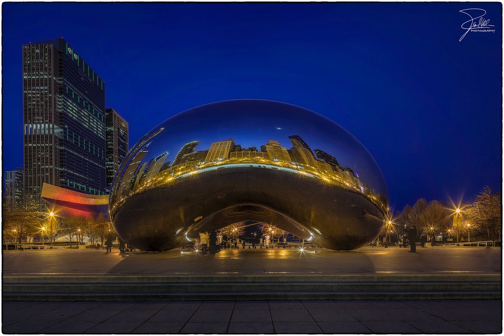 Blue Hour at the Bean