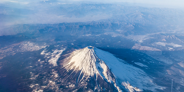 Fuji - Aerial perspective