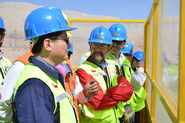 Vice-Ministro de Minería y Energía de Perú visitó las instalaciones de Radomiro Tomic