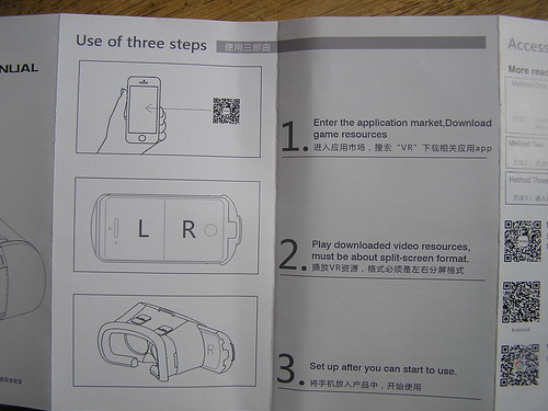 VR Box 3D Glasses €9.40 Aliexpress  05-09-2016 - Instructions 4 | by Lord Inquisitor