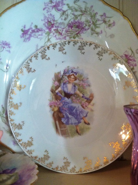 Vintage china plates
