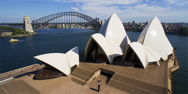 Sydney Opera House and Harbor Bridge - Sydney, NSW, Australia