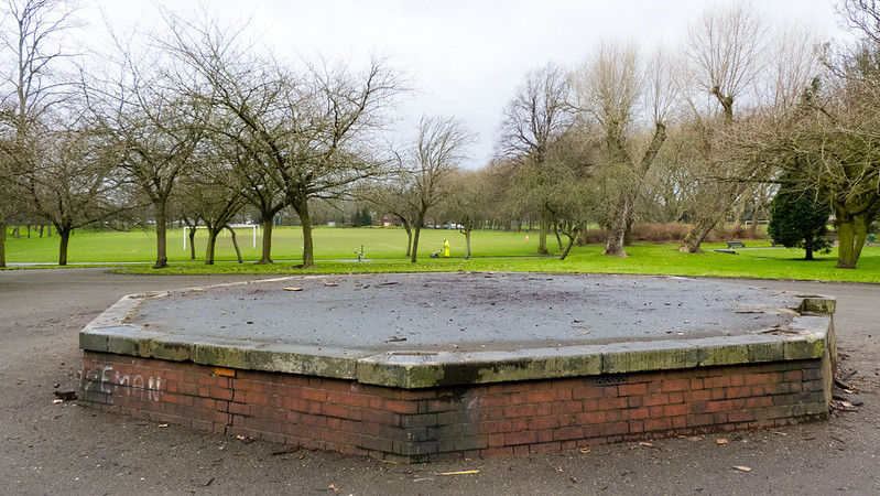 Bandstand base, East Park