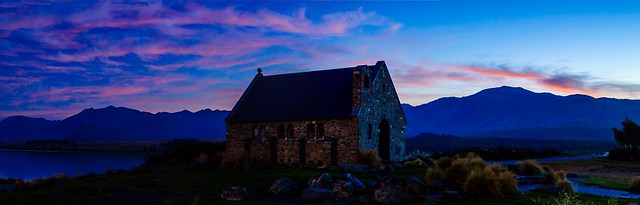 Lake Tekapo New Zealand - Church Of The Good Shepherd