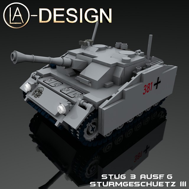 LEGO Custom Stug 3 III G German WW2 Panzer Tank 0