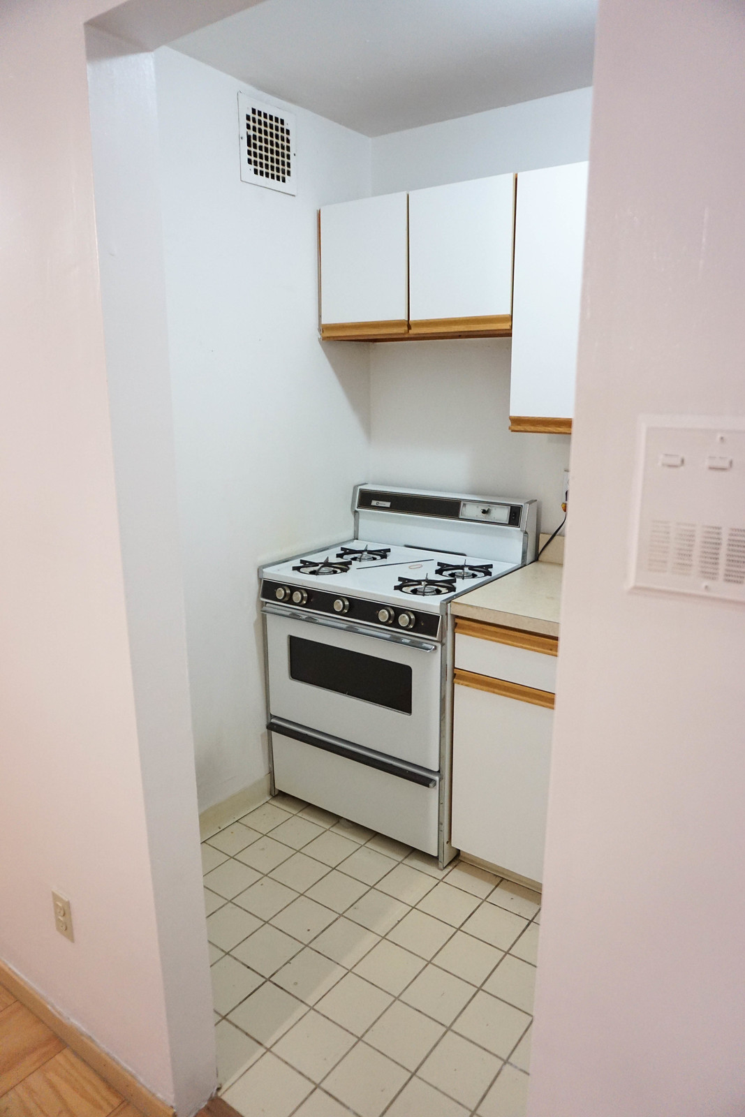 Before & After: My New York Apartment Kitchen Renovation | 1970s Cabinets Small Kitchen | Living After Midnite Jackie Giardina