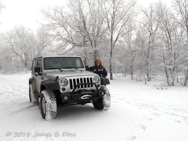 Snowy Jeep