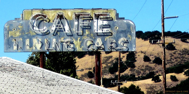 DINER Sign - Buellton, CA. - 2011 Abandoned - (Now Razed)