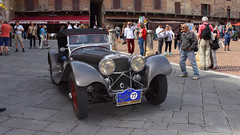 Passaggio da Piazza del campo delle Auto Storiche del Gran Premio Nuvolari 2016
