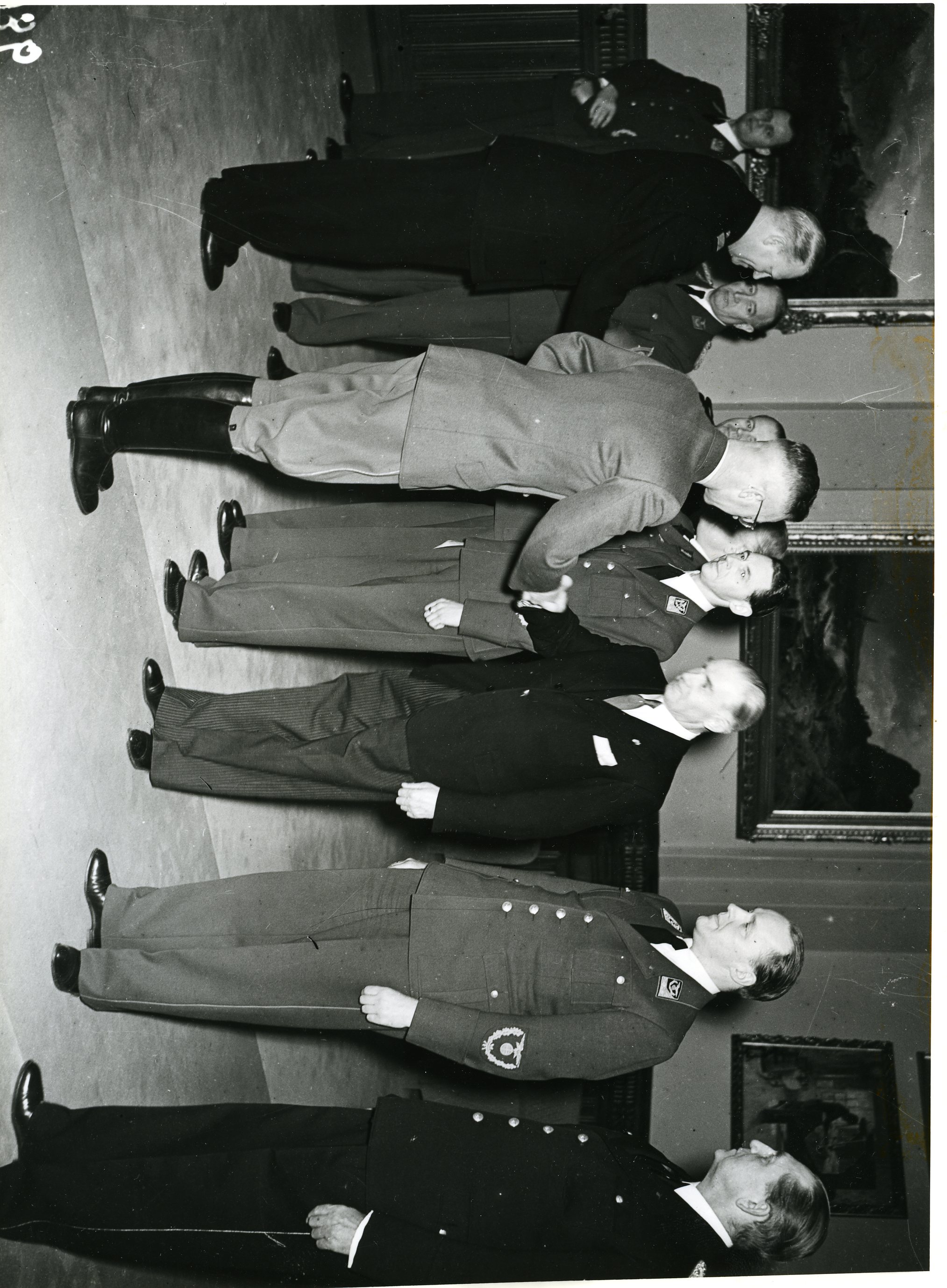 Reichskommissar Terboven tok imot de kommissariske statsråder i Stortinget 01.02.1942.