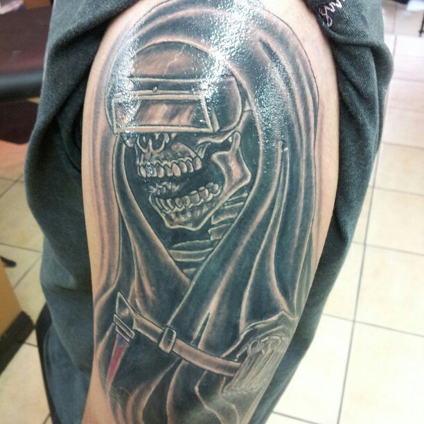 tattoos #tattoo #grimreaper #welding #evil #skulls #artis… | Flickr