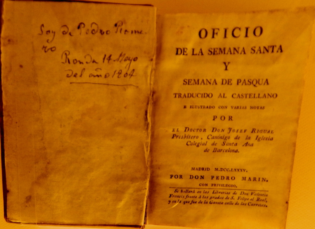Museo Plaza de Toros carteles documentos Ronda Málaga 05