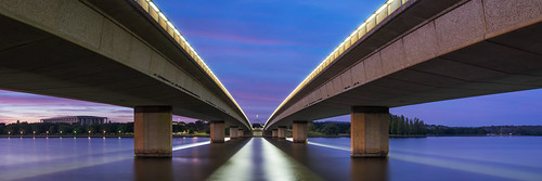 100 by Bruce_Hood, Canberra has celebrated it 100th birthday on March 11th 2013. This is a seven image pano of the much