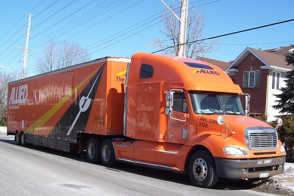 Allied Van Lines AVL 33667 3124 Freightliner truck with dr… | Flickr