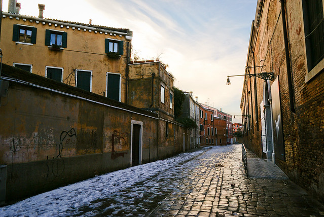 Venice - A street in Castello