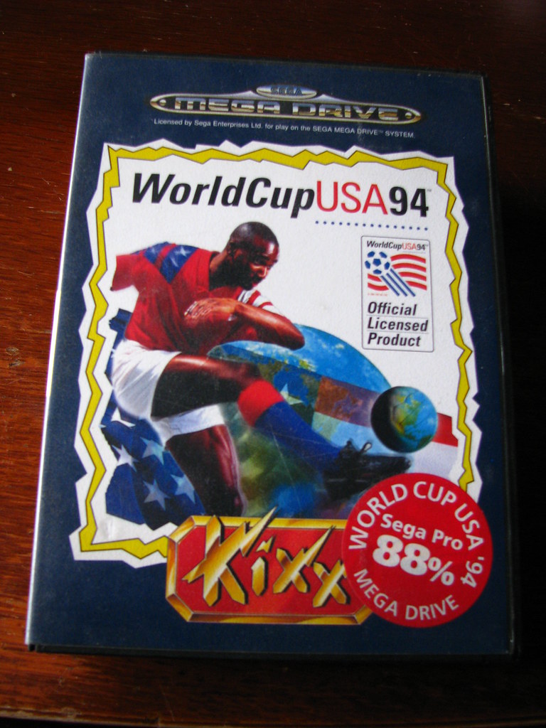 sega megadrive game cover | world cup usa 94 (kixx cover) | Flickr