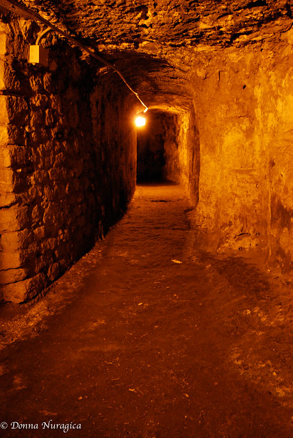 sotterranei dell'anfiteatro romano di Cagliari