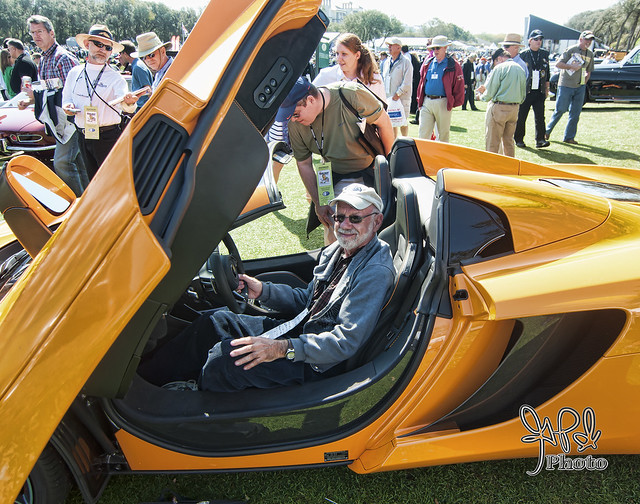 Gerry in a New McLaren at Amelia Island 2013