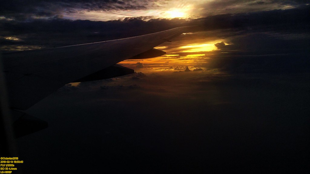 ..my favourite sunset flight..