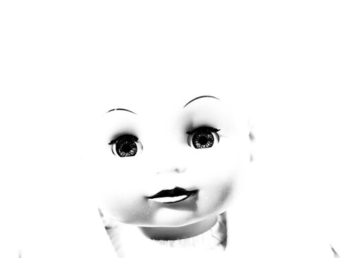 Muñeca de Martina en clave alta blanco y negro | by cachanico